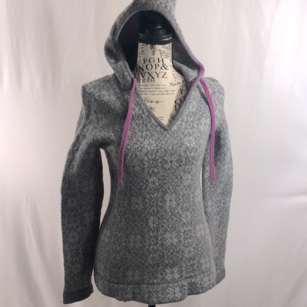 Bogner Fire and Ice Wool Under-layer Hooded Sweater Size Medium